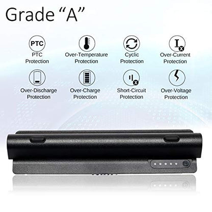 LQM 90Wh R795X Laptop Battery Replacement for Dell XPS 17 15 14 | Dell XPS 17 15 14 L701X L702x L501X L502x L401X Fit 312-1123 312-1127 453-10186 J70W7 JWPHF P09E WHXY3 - color: R795X