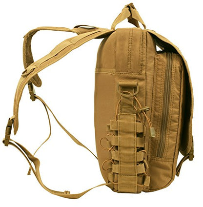 Seibertron Pro-Multifunction Shoulder Messenger Bag Fit for 14.1" or 17.3" Laptop - color: Khaki Max Suitable 15.6"laptop