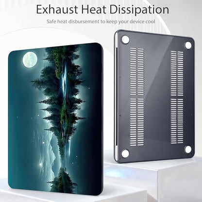 Tuiklol for 2026 MacBook Neo 13 Inch A18 Pro Chip Case, (Model A3404) Anti-Scratch Anti-Drop Slim Hard PC Shell Case with Shockproof Protective MacBook Neo Laptop Cover, Night Dark Forest - color: Night Dark Forest