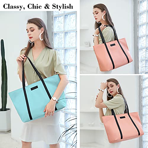 BUG Lightweight Women Laptop Tote Bag for Work, Casual Handbag for Travel Beach College Teacher - color: Navy
