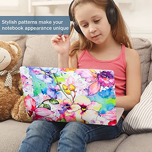 icolor Laptop Skin Sticker Decal 12 13 13.3 14 15 15.4 15.6 inch Personalized Universal Notebook Vinyl Skin Stickers Cover Art Decal Computer Protector (Flowers) - color: flowers