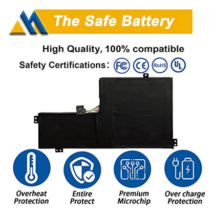 L17M3PB0 L17C3PG0 Laptop Battery Replacement for Lenovo Chromebook 100e 2nd Gen 100e-81QB 300e 2nd Gen 300e-81QC 500e 2nd Gen C340-11 S340-14 Series Notebook L17L3PB0 L18D3PG1 42Wh 3735mAh