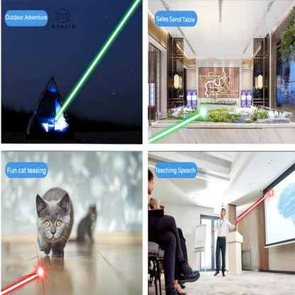 LaserClass 2 Safe Red Laser (≤1mW) Pointer Remote for Keynote, Laptops, and Google Slides — Supports Hyperlinks (Gray Pen/Red/USB Interface)