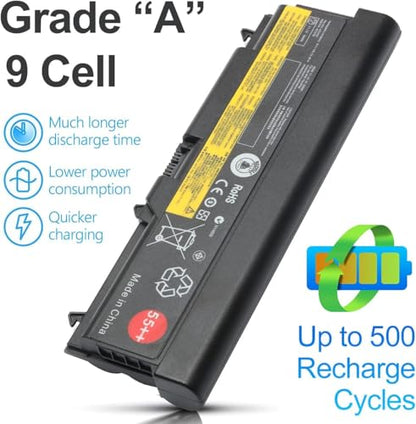 LQM 11.1V 94Wh/8.4Ah Laptop Battery for Lenovo ThinkPad | 55++ T410 T420 E420 T510 T520 T520i W510 W520, 57Y4186, 42T4799, 42T4798, New - color: SL410