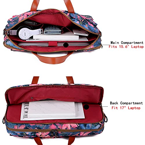 Baosha Multicoloured 17inch Laptop Computer Bag Messenger Bag Briefcase for Women BC-07 - color: Hs