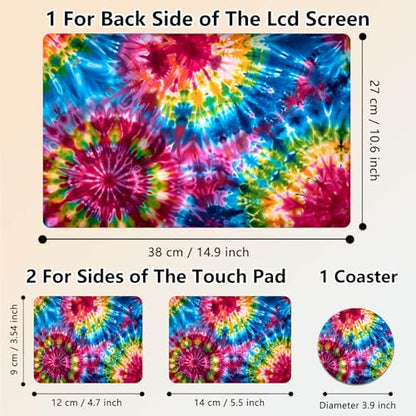 Laptop Skin Sticker Decal 15.6 Inch,12 13 13.3 14 15 15.6 in Laptop Netbook Skins for Notebook,Art Decal Removable Waterproof Scratch Resistant,Universal Vinyl Cover,Colorful - color: Colorful