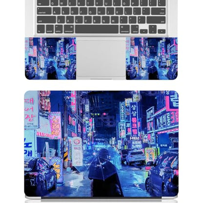12.1 13 13.3 14 15.4 15.6 Inch Laptop Skin Decal, Laptop Skins Stickers Decals for Notebook PC, Universal Reusable Vinyl Laptop Cover Sticker, Waterproof Art Decal Protector I Neon Sign Street - color: Neon Sign Street