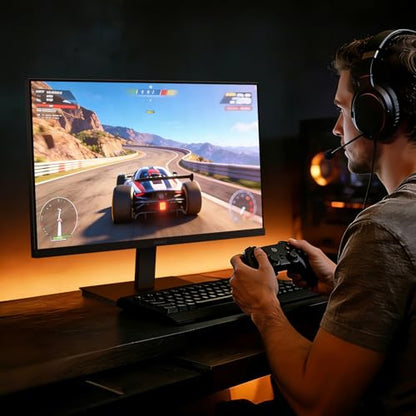 KOORUI 24 Inch Gaming Monitor 144Hz Full HD 1920 x 1080p IPS Ultra-Slim Display with HDMI VGA, Adaptive Sync, 99% SRGB, VESA 100x100mm, Eye Care, Tilt, HDMI 2.0, Black, E2411K - size: 24"/144Hz/FHD