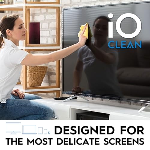 Screen Cleaner Spray (16oz+16oz) – Cleaning Kit for LCD LED OLED TV | Smartphone, iPad, Laptop, Touchscreen, Computer Monitor, Other Electronic Devices – 2 Microfiber Cloths and 4 Nozzles - size: 32 Fl Oz (Pack of 2)