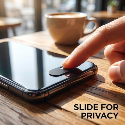 Webcam for PC, 4 Pack Ultra Thin Laptop Webcam Cover Slide Hidden Camera Blocker Adhesive Lens Privacy Screen Protector, Oval Computer and Phone Secret Camera Blocker for Digital Privacy Security