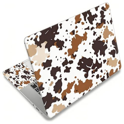 Laptop Skin Sticker Decal, Universal Reusable Vinyl Laptop Cover for 12" 13" 13.3" 14" 15" 15.4" 15.6" Notebook PC, Waterproof Scratch-Resistant with 2 Wrist Pads, Easy to Apply & Remove,Art Cow Print - color: Art Cow Print