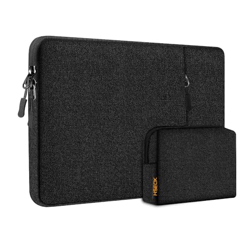 Hseok Laptop Case 13.3 14 inch Sleeve with Additional Case Compatible with MacBook Pro/Neo 14 inch M5/M4/M3/M2/M1 All Model of 13.3 Inch Mac Air/Pro, XPS 13 14 and More 13.3"-14" Notebooks,Black - color: Black