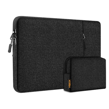 Hseok Laptop Case 13.3 14 inch Sleeve with Additional Case Compatible with MacBook Pro/Neo 14 inch M5/M4/M3/M2/M1 All Model of 13.3 Inch Mac Air/Pro, XPS 13 14 and More 13.3"-14" Notebooks,Black - color: Black