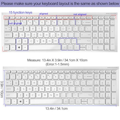Cute Keyboard Cover for 15.6’’ HP Laptop 15-dw 15-dy 15-ef 15-da/db/bs 15-dy5033dx 15-dw0083wm 15-ef2126wm 15-da0014dx, Envy x360 15m-dr/ds 17-bs/bw, Pavilion 15-cs/cc, Cute Bunny - color: Cute Bunny