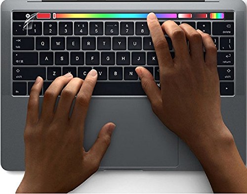 Se7enline Compatible with MacBook Pro 16 inch Touch Bar Cover&Track Pad Protector Protective Film Accessories for Mac Pro 16 inch with Touch bar Touch ID 2019 Released Model A2141, Clear/Transparent - size: 16 inch