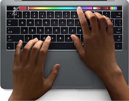 Se7enline Compatible with MacBook Pro 16 inch Touch Bar Cover&Track Pad Protector Protective Film Accessories for Mac Pro 16 inch with Touch bar Touch ID 2019 Released Model A2141, Clear/Transparent - size: 16 inch