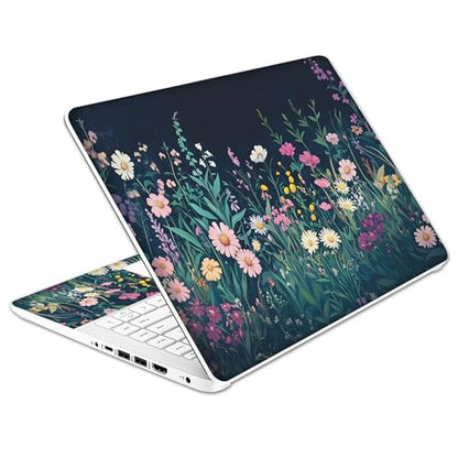 Laptop Skin Decal HP 14" - Botanical, Laptop Cover Sticker, No Cutting Required, No Bubble, Waterproof, Scratch Resistant - Including Wide Screen and Wrist Pad - size: 14 inch