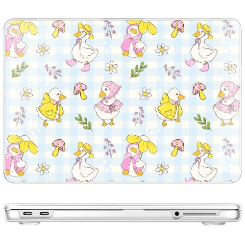 Compatible with MacBook Neo 13 inch (2026 Release A3404) (A18 Pro) with Liquid Retina Display, Printed Slim Protective Case with Screen Protector & Keybaord Cover, Cartoon Duck - color: Cartoon Duck
