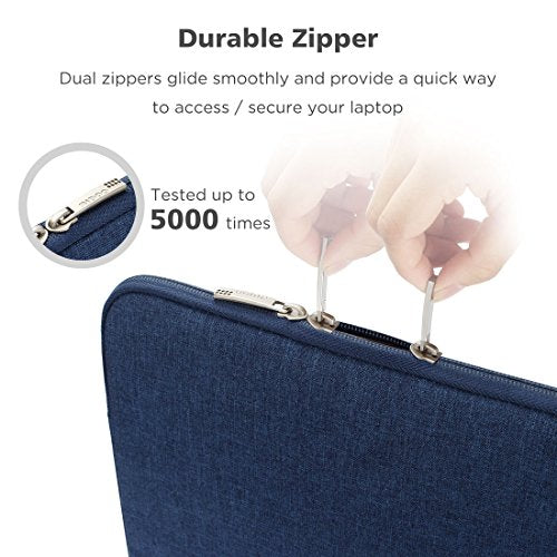 NIDOO 12.5-13.3 Inch Laptop Sleeve Case Protective Cover Notebook Bag for 13.5" Surface Laptop 6 5 4/14" MacBook Pro M1 M2 M3 M4 2024/13.3" ThinkPad L13 X13 / 14.2" Huawei Blue - color: Blue, size: 12.5-13 Inch / 2017 New MacBook Pro