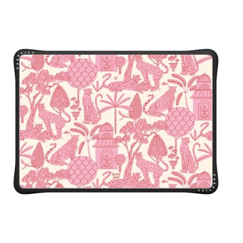 CASETiFY Impact MacBook Air 13" (M1/Intel) Case [Cushioned Impact Corners/Scratch-Resistant/Anti-Slip Grip] - Cheetah Paradise - Clear Black - color: Cheetah Paradise, size: MacBook Air 13" (M1 / Intel)