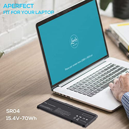 70Wh SR03XL SR04XL SRO4XL Laptop Battery for Hp 917678-171 917678-1B1 917678-2B1 917724-855 HSTNN-DB7W HSTNN-IB7Z HSTNN-IB72 TPN-C133 TPN-C134 TPN-Q193 15-CB000 15-CE015DX 15-CE000 15-DC0000 Series - size: 9.56*3.26*0.31inch SR04XL