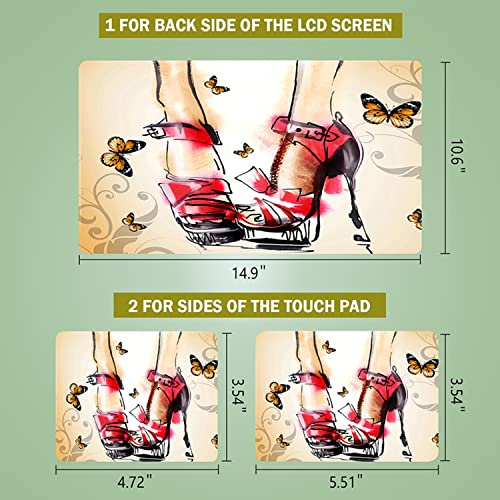 High Heel 11.6 12.1 13 13.3 14 15 15.4 15.6 inches Netbook Laptop Skin Sticker Reusable Protector for 11.6-15.6 Inch Apple Acer Leonovo Sony Asus Toshiba Hp Samsung Dell FY-NEK-006 - color: FY-NEK-006