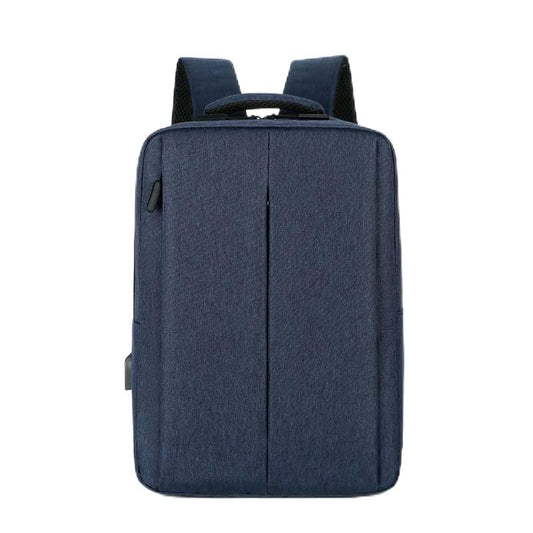 Travel Laptop Backpack Business Laptop Backpack with USB Charging Port (Blue) - color: Blue