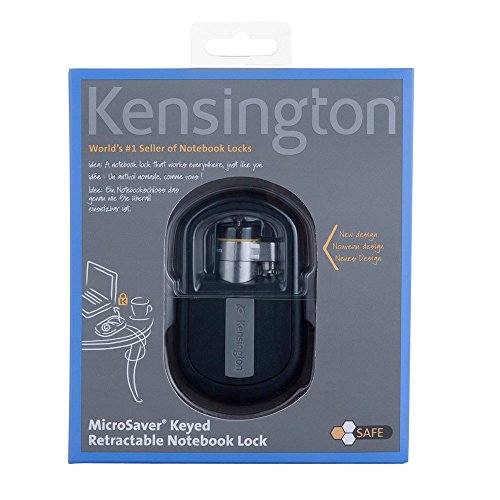 Kensington MicroSaver Retractable Keyed Laptop Lock (K64538US)