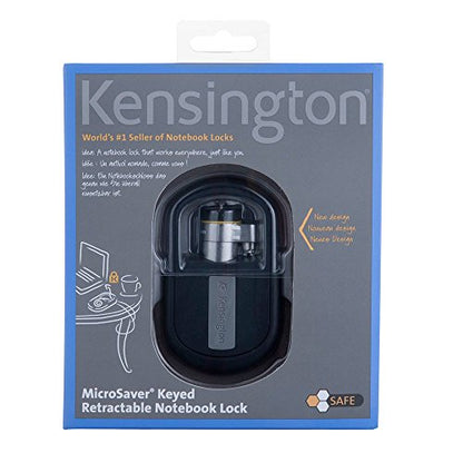 Kensington MicroSaver Retractable Keyed Laptop Lock (K64538US)