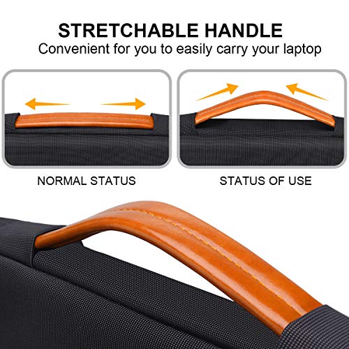 Lacdo 360° Protective Laptop Sleeve Case for 13 inch MacBook Air M5 A3449 (2026), M4 A3240 2025, M3 A3113 A2681 A2337 | 13" MacBook Neo A18 Pro A3404 (2026) | iPad Air/Pro 13 M5 Computer Bag, Black - color: Black, size: New MacBook Air/Neo/Pro 13 Inch