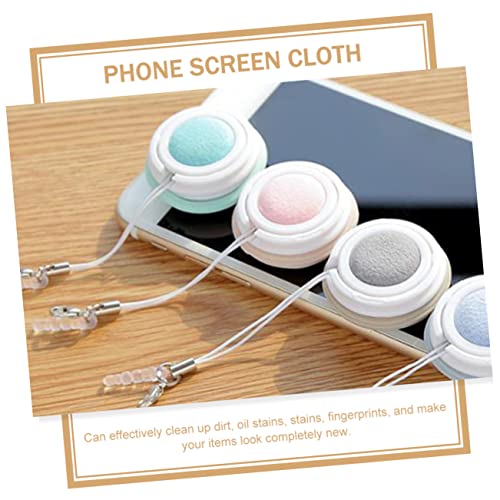 NOLITOY 10pcs Phone Screen Cleaning Cloths Macaron Lens for Eyeglasses and Screens Compact and Lint Microfiber Cloths for Phones Laptops and Mirrors Random Colors