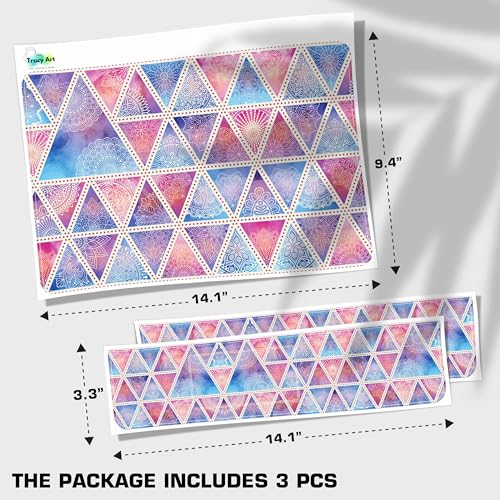 Laptop Skin Decal HP 15.6" - Mandala, Laptop Cover Sticker, No Cutting Required, No Bubble, Waterproof, Scratch Resistant - Including Wide Screen and Wrist Pad - size: 15.6 inch