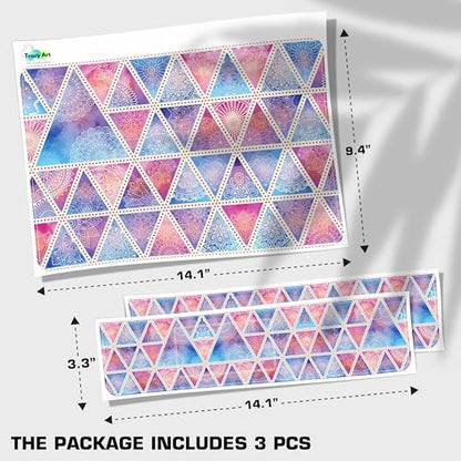 Laptop Skin Decal HP 15.6" - Mandala, Laptop Cover Sticker, No Cutting Required, No Bubble, Waterproof, Scratch Resistant - Including Wide Screen and Wrist Pad - size: 15.6 inch