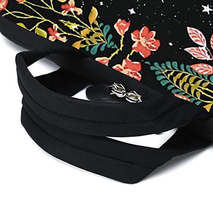 AMARY14 15 15.4 15.6 inch Laptop Handle Bag Computer Protect Case Pouch Holder Notebook Sleeve Neoprene Cover (Flowers moon) - color: Flowers Moon