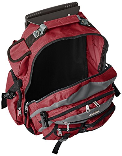 Everest 5045 Deluxe Wheeled Backpack, Burgundy, One Size - color: Burgundy