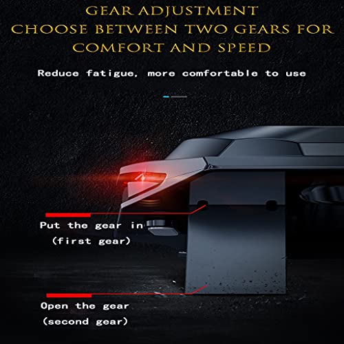 RGB Gaming Laptop Cooler Adjustable Notebook Stand 3000 RPM Powerful Air Flow Cooling Pad for 12-17 Inch