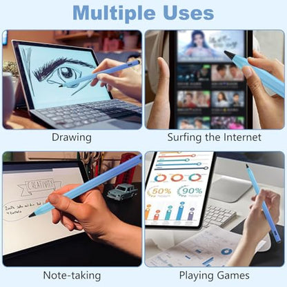 COO Universal Active Stylus Pen for iOS, Android & Samsung Touch Screens | Smart Digital Stylus for Lenovo/Vivo/Mi/HUAWEI Tablets, iPhone/Samsung/Pixel Phones for Drawing, Gradient Blue - color: Gradient Blue