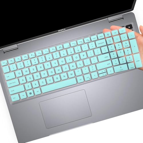 Keyboard Cover for Dell Latitude 3540 5520 5521 5530 5531 5540 5550 & Precision 3590 3591 3580 3581 3560 3570 3561 3571 Laptop, Dell Latitude 15.6 inch Laptop Keyboard Skin-Hotblue - color: Hotblue