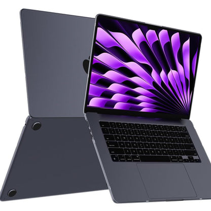 Soonjet Invisible Armor for MacBook Air 15 inch Case M5 M4 M3 M2 2026-2023 | 100% Color Match, Space Gray Clear Matte, Protective Hard Shell, Laptop Cover, Ultra Thin, Anti Crack & Fingerprint & Scratch - color: Space Gray Clear