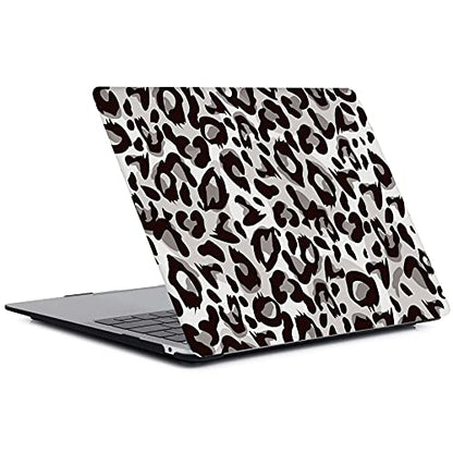 Case Compatible with MacBook Pro 13 inch 2012 2011 2010 2009 2008 Release with CD-ROM, Plastic Hard Shell Cover & Sleeve Bag & Keyboard Cover Skin for MacBook Pro 13 A1278,Leopard - color: Leopard 1, size: A1278(Pro 13 w/CD-ROM 2008-2012)