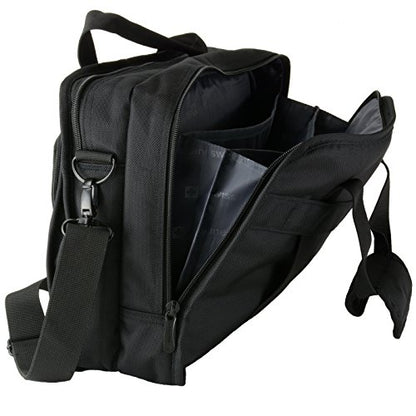 Alpine Swiss Conrad Messenger Bag 15.6 Inch Laptop Briefcase with Tablet Sleeve