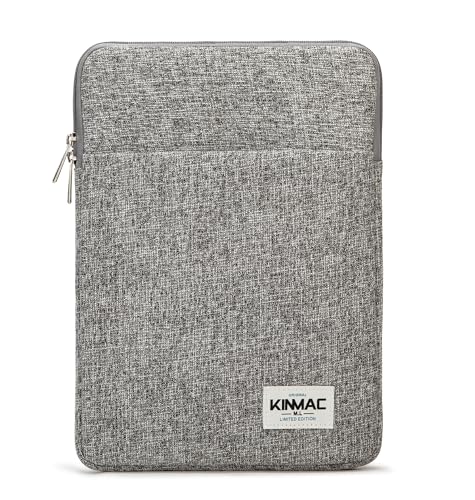 Kinmac 360° Protective Vertical Laptop Sleeve Case Cover Bag (Snow Grey, 12.5 inch-13.3 inch) - color: Snow Grey, size: 12.5 inch-13.3 inch