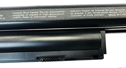 GHU VGP-BPS26 Battery 58Wh Replacement for Sony VAIO SVE151D11L VPCEB Series, Compatible with BPS26A BPL26 - style: 5200mAh/(VGP-BPS26)