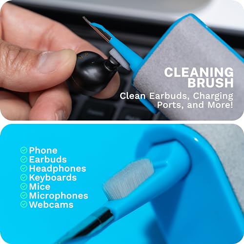 JLab Multipurpose Electronics Cleaning kit for Headphones, Earbuds, Keyboard, Laptop, Tablet, Cellphone, smartwatch
