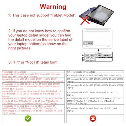 Protective Case for Dell Latitude 5550/Latitude 5540/Inspiron 15 3530 3535,Case for ASUS Q540 Q530 Q540VJ-I93050/Vivobook Pro 15 OLED Q533 Q543 Q533MJ-U73050 Q543MJ-U93050 15.6",Galaxy - color: Galaxy