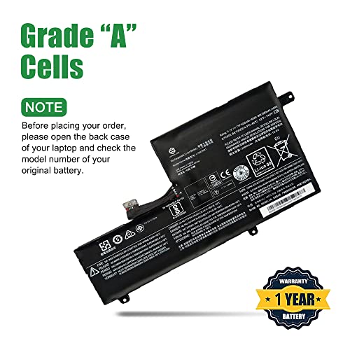 L15M3PB1 L15L3PB1 Laptop Battery Replacement for Lenovo Chromebook C330 81HY0000US S330 81JW0000US Series SB10W67248 5B10W67285 SB10W67366 5B10W67340 5B10K88047 5B10K88048 11.1V 45Wh - size: 10.2*5.9*1.2inch L15M3PB1