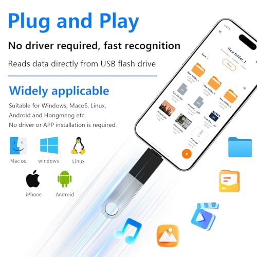 10 Pack USB C to USB3.0 Adapter, Type C Male to USB Female Adapter for Smartphone, PC, Laptop, Tablet, Keyboard