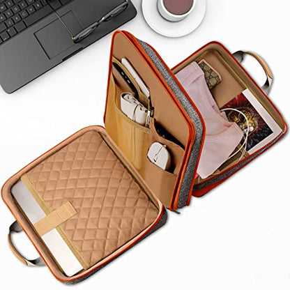 Slim Expandable Laptop Case 15.6 Inch Sleeve Upgraded Protective Durable Recycled Carrying Case Compatible with MacBook 15" & 16" and Most 15" 15.6" 16" Notebook,D01G02 - color: D01g02, size: 15.6"