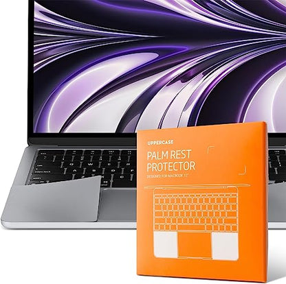 GhostShield Premium Palm Rest Protector Skin Cover Set, Scratches and Wear Protection, Compatible with MacBook Air 13" 2025 2024 2022 with M3 M2, A3113 A2681, Space Gray - color: Space Gray