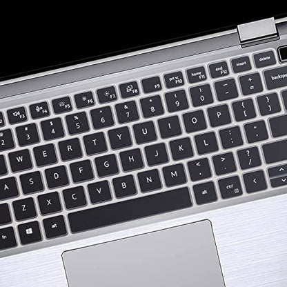 Keyboard Cover Skin for Dell Latitude 3440 3450 5450 5440 5430 5431 5420 14", Latitude 14" 7450 7440 7430 7420 7410 9420 9430, Latitude 16" 7650 7640, Latitude 9520 9510 7520 15.6" 2025-2022 -Bk - color: Black